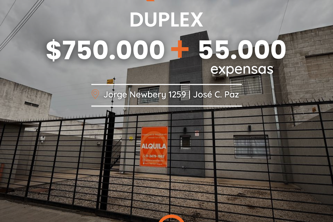 Alquiler Jorge Newbery 1259 - Post